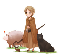  ayakura_juu bell canine female highres nora_arento sheep spice_and_wolf 