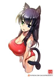  animal_humanoid big_breasts bikini breasts cat_humanoid cleavage clothed clothing felid felid_humanoid feline feline_humanoid female final_fantasy final_fantasy_xiv gao-lukchup heterochromia huge_breasts humanoid keeper_of_the_moon mammal mammal_humanoid markings miqo&#039;te scar signature simple_background solo square_enix swimwear text url w&#039;rose_radiuju white_background 