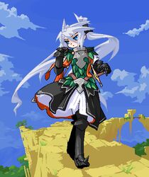  female hair_between_eyes long_hair lowres mof mof&#039;s_silver_haired_twintailed_girl oekaki original silver_hair solo very_long_hair 