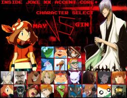  character_select edward_elric gordon_freeman haruka_(pokemon) ichimaru_gin kurosaki_ichigo kurotsuchi_mayuri lucario master_chief mewtwo order_sol sol_badguy 