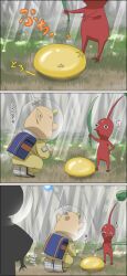  alien astronaut blonde_hair doujinshi helmet louie_(pikmin) male_focus naru_(wish_field) pikmin_(creature) pikmin_(series) pikmin_2 pointy_ears shadow spacesuit translation_request 