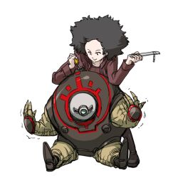  advance_wars advance_wars:_dual_strike big_hair black_hair boots commentary_request female indorian jugger_(advance_wars) lash_(advance_wars) screwdriver 