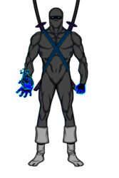  black_bodysuit black_clothing black_skinsuit blue_eyes blue_fire bodysuit clothing colored_fire fire ghost glowing glowing_body katana male melee_weapon mrfrenchburger ninja ninja_suit not_furry skinsuit solo spirit sword tight_clothing undead warrior weapon 