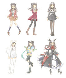  artist_request black_hair blazblue boots brown_eyes character_request cosplay fate/stay_night fate_(series) female gloves gothic_lolita hair_ribbon hazama_jumin lolita_fashion long_hair pantyhose pascal pascal_(cosplay) rachel_alucard rachel_alucard_(cosplay) ribbon scarf school_uniform seiyuu_connection smile source_request tales_of_(series) tales_of_graces thighhighs tohsaka_rin twintails ueda_kana 