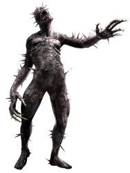  barefoot capcom iron_maiden monster no_humans official_art open_mouth regenerator resident_evil 