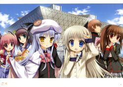  angel_beats! crossover little_busters! natsume_rin noumi_kudryavka yui_(angel_beats!) yurippe 