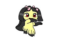  animated animated dance dancing hair_ornament lowres mawile no_humans pokemon red_eyes ribbon 