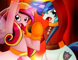  bad_id bad_pixiv_id cadance_(my_little_pony) duo2nd my_little_pony my_little_pony:_friendship_is_magic no_humans photoshop_(medium) shining_armor 