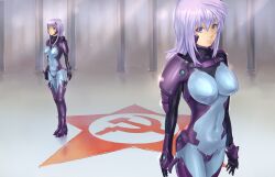  2girls artistic_error bodysuit commentary_request cryska_barchenowa fortified_suit highres inia_sestina multiple_girls muv-luv muv-luv_alternative muv-luv_total_eclipse naoki_yukira pilot_suit skin_tight 