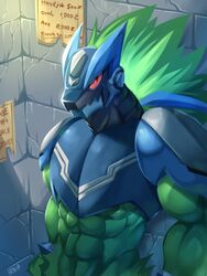  2018 3:4 abs absurd_res alien anthro armor armwear barazoku belly biceps big_biceps big_muscles blue_breastplate blue_clothing blue_headwear blue_helmet blue_pauldron blue_theme blue_topwear bna_v5 bottomless bottomless_anthro bottomless_male brick_wall capcom closed_smile clothed clothing colored concrete concrete_wall cool_colors countershading cracked_wall cybernetic_head cybernetics cyborg dark_text day detailed_background detailed_lighting detailed_shading digital_media_(artwork) digital_painting_(artwork) dragon electricity electricity_creature elemental_creature em_being energy energy_body energy_mane english_text fire forearm_muscles glistening glistening_armor glistening_armwear glistening_belly glistening_body glistening_breastplate glistening_clothing glistening_eyes glistening_headgear glistening_headwear glistening_helmet glistening_metal glistening_pauldron glistening_steel glistening_topwear green_arms green_belly green_body green_energy green_pseudo_mane grey_armwear grey_breastplate grey_clothing grey_headwear grey_helmet grey_pauldron grey_topwear grey_wall half-length_portrait happy headgear headwear helmet hi_res huge_muscles hyper hyper_muscles innuendo inside light light_arms light_belly light_body light_breastplate light_clothing light_headwear light_helmet light_pseudo_mane light_topwear light_wall lighting looking_aside looking_at_viewer looking_away machine male male_anthro manly mega_man_(series) mega_man_star_force monotone_arms monotone_belly monotone_body monotone_pseudo_mane monotone_text monotone_wall mouth_closed multicolored_armwear multicolored_clothing multicolored_headwear multicolored_topwear muscular muscular_anthro muscular_arms muscular_male mythological_creature mythological_scalie mythology neck_muscles obliques omega-xis paper pecs portrait poster prostitution pseudo_hair pseudo_mane public realistic_lighting realistic_shading red_eyes red_text scalie serratus shaded sharp_teeth signature smaller_version_at_source smile smiling_at_viewer solo standing sunlight teeth text thick_neck three-quarter_view topwear two_tone_armwear two_tone_breastplate two_tone_clothing two_tone_headwear two_tone_helmet two_tone_pauldron two_tone_topwear unconvincing_armor wall_(structure) warm_light warm_lighting 