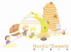  axis_powers_hetalia chibi denmark finland iceland male norway sealand sweden 