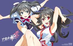  akame akame_ga_kill! kurome open_shirt seifuku tagme 