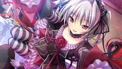  game_cg gray_hair hapymaher koku naitou_maia purple_software 