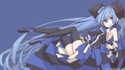  amagimikoto hatsune_miku long_hair thighhighs vocaloid 