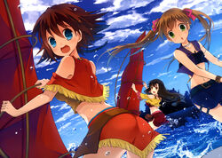  amy_(gargantia) ass melty_(gargantia) saaya_(gargantia) suisei_no_gargantia suzushiro_kurumi 