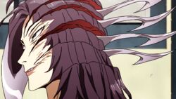  animated animated female kiseijuu purple_hair solo tamiya_ryouko transformation 