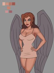  1girls dc dc_comics dcau female female_only fully_clothed hawkgirl justice_league justice_league_unlimited shayera_hol solo sunsetriders7 