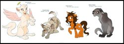  ambiguous_gender brown_hair canid canine canis digital_media_(artwork) english_text equid equine fan_character feathered_wings feathers febzhyena_(kitchiki) felid female_(lore) feral flat_colors fur group hair halo hasbro hi_res horn hyena kitchiki kitchiki_(character) lion mammal meme moon_moon my_little_pony mythological_creature mythological_equine mythology outline pantherine pink_body pink_feathers simple_background smile spotted_hyena text unicorn white_background white_body white_fur white_hair wings wolf 