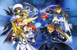  cinque fate_testarossa ginga_nakajima heterochromia mahou_shoujo_lyrical_nanoha mahou_shoujo_lyrical_nanoha_strikers nove okuda_yasuhiro quattro subaru_nakajima takamachi_nanoha teana_lanster vivio yagami_hayate 