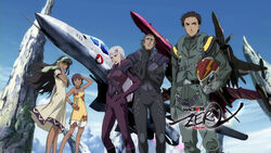  airplane d.d.ivanov f-14 fighter_jet jet macross macross_zero mao_nome nora_polyansky pilot_suit sara_nome shin_kudo sv-51 valkyrie vf-0 