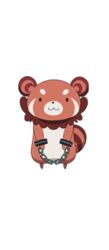  conception:_ore_no_kodomo_wo_undekure! cuffs mascot official_art racoon shackles 