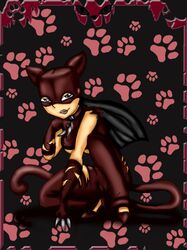  cat_costume cat_ears claws drago-flame female female_only heather_(tdi) human human_only looking_at_viewer solo straight_hair tail total_drama_island 