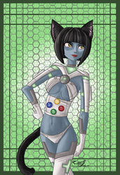  2011 animal_humanoid animal_tail arms_by_side bangs bent_arm black_hair blue_body blue_skin blunt_bangs breasts cat_humanoid cat_tail clothed clothing digital_media_(artwork) felid felid_humanoid feline feline_humanoid female hair hand_on_own_waist hexagon hi_res humanoid logo mammal mammal_humanoid medium_breasts microsoft navel pushbutton raptor007 rena_(raptor007) skimpy solo straight_arm touching_own_waist touching_waist video_game_logo xbox xbox_game_studios xbox_logo yellow_eyes 