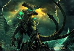  bioluminescence city concept_art epic giant_monster glowing kaiju kaijuu lightning monster ocean official_art pacific_rim slattern 