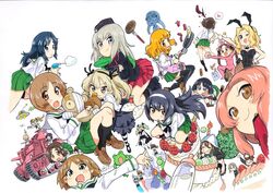  &gt;_&lt; 6+girls :d :t aki_(girls_und_panzer) akiyama_yukari anchovy_(girls_und_panzer) anglerfish_costume animal_ears animal_print anzio_school_uniform apron arm_support arm_up armband arms_up artist_name baby_bottle bandages birthday_cake black_bow black_cape black_eyes black_footwear black_hair black_jacket black_leotard black_neckwear black_pantyhose black_ribbon black_skirt black_socks black_thighhighs blank_eyes blonde_hair blood blouse blue_eyes blue_hair blue_headwear blue_jacket blue_skirt blunt_bangs blush_stickers bodysuit boko_(girls_und_panzer) boots bottle bow bowtie breasts brown_eyes brown_footwear brown_hair bug butterfly cake candle cape casual cat_print cleavage clipboard closed_eyes closed_mouth collared_shirt commentary_request cooking cover_image covered_navel dated detached_collar dress_shirt drill_hair egg fake_animal_ears fanta_(the_banana_pistols) fish_costume fish_hat fishnet_legwear fishnets floating flying food food_art food_on_face freckles frog frown fruit frying_pan fukuda_haru girls_und_panzer glasses green_eyes green_hair green_skirt grey_hair hair_intakes hair_ribbon hairband hand_on_own_hip hat heart helmet high_heel_boots high_heels highres holding holding_clipboard holding_riding_crop holding_stuffed_toy itsumi_erika jacket kadotani_anzu kay_(girls_und_panzer) keizoku_military_uniform kuromorimine_military_uniform leaning_forward leg_up leotard light_brown_hair loafers long_sleeves looking_at_viewer looking_back m3_lee maruyama_saki mary_janes medium_breasts medium_skirt mika_(girls_und_panzer) mikko_(girls_und_panzer) military military_vehicle miniskirt motion_lines motor_vehicle multiple_girls neckerchief nishizumi_miho nosebleed ooarai_school_uniform oono_aya opaque_glasses open_mouth orange_eyes orange_hair panties pantyhose pantyshot parody parted_bangs photo_(object) pink_apron pink_bodysuit pink_headwear playboy_bunny pleated_skirt powerpuff_girls print_apron rabbit_ears raglan_sleeves raised_fist red_hair red_jacket red_shirt red_skirt reizei_mako ribbon riding riding_crop rosehip_(girls_und_panzer) round_eyewear sakaguchi_karina sausage sawa_azusa school_uniform serafuku shimada_arisu shirt shoes short_twintails side_ponytail signature simple_background skirt smile smirk smoke socks sono_midoriko spatula spoken_heart squatting squeeze_bottle st._gloriana&#039;s_military_uniform standing strapless strapless_leotard strawberry striped_clothes striped_thighhighs stuffed_animal stuffed_crocodile stuffed_toy suspender_skirt suspenders takebe_saori tako-san_wiener tank teddy_bear thighhighs traditional_media tulip_hat twin_drills twintails ufo underwear unworn_shoes utsugi_yuuki v-shaped_eyebrows v_arms white_background white_hairband white_legwear white_panties white_shirt wrist_cuffs yamagou_ayumi 