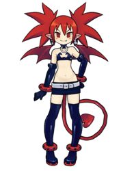  animated animated arm_at_side bad_id bad_tumblr_id bandeau bare_shoulders belt blue_bandeau blue_footwear blue_gloves blue_skirt blush boots closed_mouth commission demon_girl demon_tail demon_wings disgaea earrings elbow_gloves etna_(disgaea) fang_out female flat_chest full_body gloves groin hand_on_own_hip happy jewelry live2d looking_at_viewer looping_animation miniskirt navel oerba_yun_fang pettankon pointy_ears red_eyes red_hair red_wings shiny_clothes short_hair side_slit sidelocks simple_background skirt skull_earrings smile solo standing stomach straight-on tail thigh_boots thighhighs thighs twintails v-shaped_eyebrows white_background wings zettai_ryouiki 