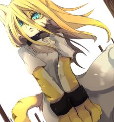  artist_request blonde_hair blue_eyes caged feline furry inumimi-syndrome long_hair 