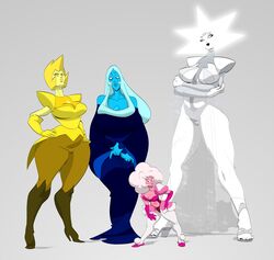  2019 4girls afro alien armwear big_breasts blonde_hair blue_diamond_(steven_universe) blue_eyes blue_hair blue_skin breasts cartoon_network cleavage clothed clothing curvaceous curvy diamond_(gem) diamond_authority elbow_gloves female female_focus female_only footwear fully_clothed gem gem_(species) gloves glowing_hair grey_eyes group hair hands_on_hips helmet high_heels huge_breasts humanoid larger_female lipstick long_hair looking_at_viewer nipple_outline pink_diamond_(steven_universe) pink_eyes pink_hair pink_skin shoes short_hair size_difference slb smaller_female standing steven_universe thick_thighs voluptuous white_diamond_(steven_universe) white_hair white_skin wide_hips yellow_diamond_(steven_universe) yellow_eyes yellow_skin 