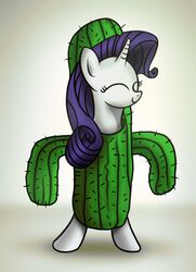  2012 2d_animation animated cactus closed_eyes clothing costume dancing dori-to equid equine female feral friendship_is_magic fur hair hasbro horn mammal motion_tweening my_little_pony mythological_creature mythological_equine mythology plant purple_hair rarity_(mlp) short_playtime simple_background smile solo unicorn white_background white_body white_fur 