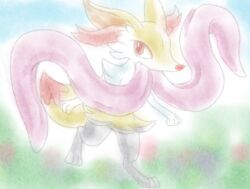  ambiguous_gender anthro braixen generation_6_pokemon hyper hyper_tongue long_tongue multi_tongue nintendo open_mouth pokemon pokemon_(species) sevi_blaze solo teeth thick_tongue tongue tongue_out 