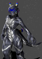  android blue_eyes digital_media_(artwork) exhaust_vent grey_body grey_skin intake living_machine looking_at_viewer machine male quark_(fr0stfr0g) reptile robot scalie sdx3 simple_background solo steamlizard 