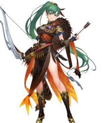  alternate_color alternate_costume armor arrow_(projectile) boots bow_(weapon) breasts capelet earrings feather_trim female fingerless_gloves fire_emblem fire_emblem:_the_blazing_blade fire_emblem_heroes full_body fur_trim gloves gold_trim gradient_clothes green_eyes green_hair hair_ornament high_heels high_ponytail highres holding holding_arrow holding_bow_(weapon) holding_weapon jewelry kakage knee_boots long_hair looking_at_viewer lyn_(brave_lady)_(fire_emblem) lyn_(brave_lady)_(resplendent)_(fire_emblem) lyn_(fire_emblem) medium_breasts non-web_source official_art open_mouth ponytail quiver short_sleeves smile solo standing transparent_background weapon 