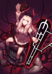  dress gods horns kantai_collection licorice_hime 