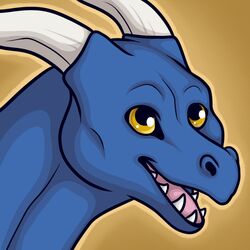  1:1 deerdaddy13 dragon ezurth feral happy horn icon male mythological_creature mythological_scalie mythology open_mouth pink_tongue reaction_image scalie simple_background solo teeth tongue yellow_eyes 