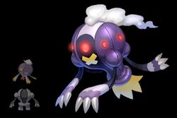  ambiguous_gender beady_eyes clawed_fingers colored drifblim feral generation_3_pokemon generation_4_pokemon glowing glowing_eyes hi_res hybrid_pokemon katherine_murray legendary_pokemon legless multi_arm multi_limb nintendo pokemon pokemon_(species) purple_body registeel shaded solo 