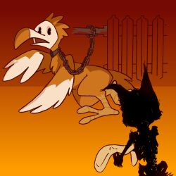  anthro avian bird bone collar columbid dodo duo female feral hybrid male recently_extinct_species skeleton slave tama-tama 