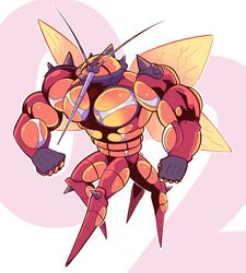  artsy-rc buzzwole commentary english_commentary full_body highres no_humans pokemon pokemon_(creature) solo 