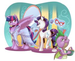  2018 alicorn alpha_channel blush clothing dragon equid equine eyewear fangs female friendship_is_magic glasses group hasbro hi_res horn male mammal my_little_pony mythological_creature mythological_equine mythological_scalie mythology rarity_(mlp) saturdaymorningproj scalie spike_(mlp) teeth twilight_sparkle_(mlp) unicorn wings 