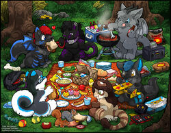  ambiguous_gender anthro anyare_(character) bedroom_eyes beverage black_hair blue_hair blue_pawpads blue_tongue bone breasts canid canine canis chibi coal cyberjoel domestic_dog dragon english_text felid female food green_eyes grey_body grey_hair grill group hair heart_symbol horn hot_dog husky hybrid jackalsota kangaroo larkstarr licking licking_lips macropod male mammal marsupial membrane_(anatomy) membranous_wings mythological_creature mythological_scalie mythology narrowed_eyes nordic_sled_dog nox_(jackalsota) nude o-kemono pantherine pawpads picnic piercing purple_tongue red_hair rodent sandwich_(food) scalie sciurid seductive shikoba_husky spirit_(spiritkitty) spitz surprise tail text tigon tongue tongue_out tongue_piercing tree_squirrel wings yellow_eyes 