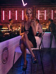  3d 3d_(artwork) attracted bar black_dress blonde_hair blue_eyes chemistry daz_studio drinking female feminine feminine_body feminine_pose girly greengiant3d holding_glass indoors legs_crossed looking_at_viewer looking_at_you nightclub public red_wine sitting_on_chair smiling_at_viewer smiling_at_you smoking smoking_cigarette wine_glass 