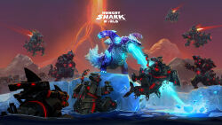  16:9 1_toe 2021 2_fingers 3_toes 3d_(artwork) adobe_after_effects_(artwork) adobe_photoshop_(artwork) ambiguous_gender anthro arm_spikes arms_bent autodesk_3ds_max_(artwork) battle black_body black_tail blue_claws blue_sclera blue_spikes blue_tail blue_tongue bone breath_powers claw_fingers claws clear_sky climbing colored digital_media_(artwork) dorsal_fin elbow_spikes elemental_manipulation english_description falling featureless_crotch feet fin fingers fire fire_breathing fire_manipulation fish flying gradient_background group gun_arm hands_together hi_res hungry_shark_(series) hungry_shark_world hybrid ice jet_pack kaiju light lighting machine male male_anthro marine mecha mecha_sharkjira_mk2 metallic_body mountain multicolored_body multicolored_scales multicolored_tail nude_anthro nude_male official_art open_chest_cavity open_mouth outside purple_body purple_scales red_sclera red_sky robot scales scar sea shaded shark shin_sharkjira shoulder_spikes simple_background sky solo spikes spikes_(anatomy) standing swimming tail teeth thomas_veyrat toe_claws toes tongue ubisoft volcano water white_eyes widescreen yellow_teeth 