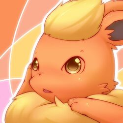  1:1 2011 ambiguous_gender eeveelution flareon generation_1_pokemon low_res nintendo okunawa pokemon pokemon_(species) solo 