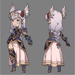  armor armored_boots boots character_sheet chibi female helmet lenneth_valkyrie low-braided_long_hair official_art shoulder_armor thighhighs third-party_source valkyrie valkyrie_profile valkyrie_profile_anatomia winged_helmet 