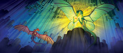  4_wings absurd_res amazing_background ambient_bat ambient_snake ambient_wildlife ambiguous_gender antennae_(anatomy) basalt_columns bat book_cover cave claws cover detailed detailed_background digital_media_(artwork) dragon european_mythology feral fire flying glistening glistening_body glistening_scales green_body green_scales group hi_res horn human hybrid_wings insect_wings iridescent iridescent_scales joy_ang lepidopteran_wings light lighting luna_(wof) mammal membrane_(anatomy) membranous_wings mouth_closed multi_wing mythological_creature mythological_scalie mythology official_art open_mouth orange_body orange_scales quadruped red_body red_scales reptile riding rock scales scalie silkwing_(wof) sitting sky_(wof) skywing_(wof) snake spikes spikes_(anatomy) spread_wings tail western_dragon wings wings_of_fire wren_(wof) 