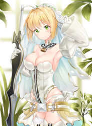  fate/grand_order kitin saber_bride saber_extra sword 