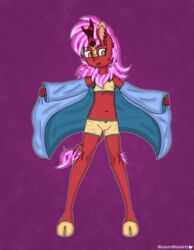  absurd_res anthro asian_mythology blossomblaze bra chinese_mythology clothed clothing clothing_lift dragon east_asian_mythology flat_chested freckles hair hasbro hi_res horn kirin long_hair looking_at_viewer mammal my_little_pony mythological_creature mythological_scalie mythology panties pose robe robe_lift scales scalie solo spread_arms spread_legs spreading tail underwear 